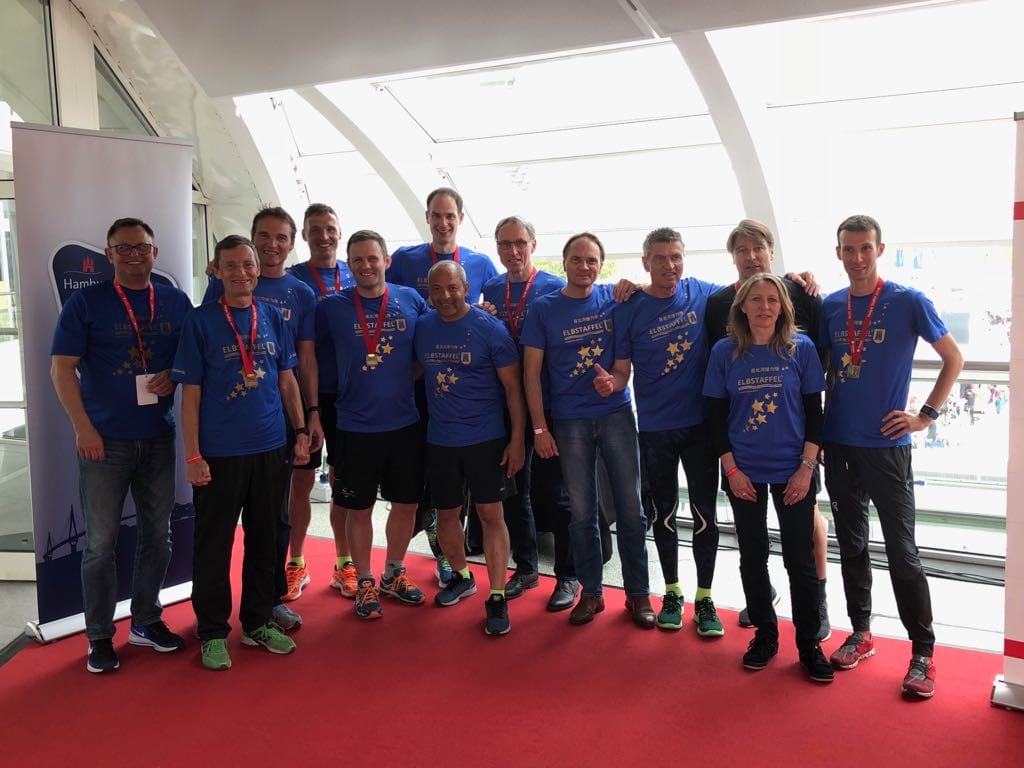 elbstaffel after run party