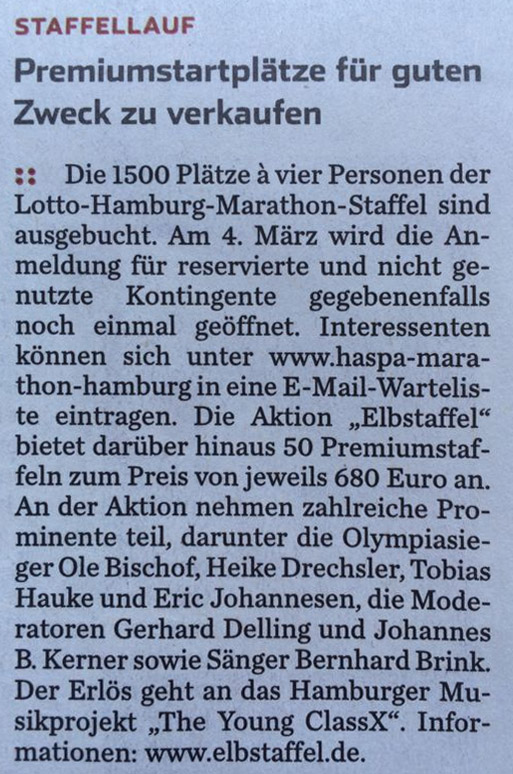 Hamburger Abendblatt, Ausgabe vom 12.02.2014